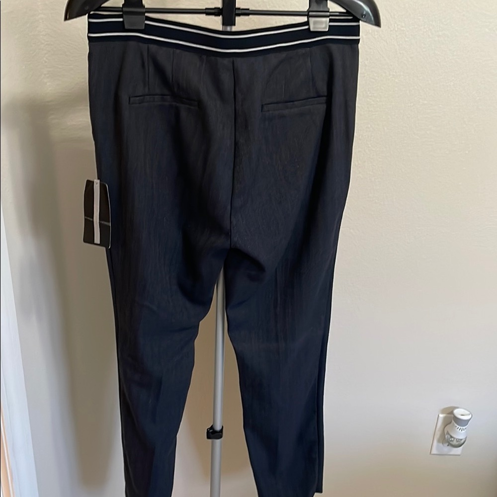 NWT Zara Basic Collection Navy Pants - Picture 6 of 11